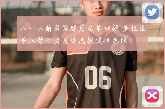 八一以前男篮球员名单回顾 多位国手和骨干为后续选拔提供参照